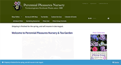 Desktop Screenshot of perennialpleasures.net