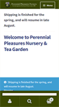 Mobile Screenshot of perennialpleasures.net