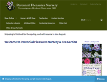 Tablet Screenshot of perennialpleasures.net